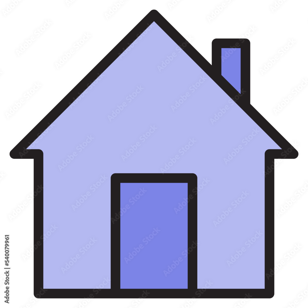 Home color line style icon Home color line style icon