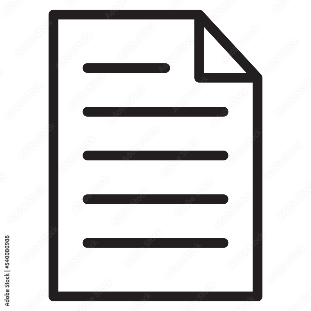 File outline style icon File outline style icon
