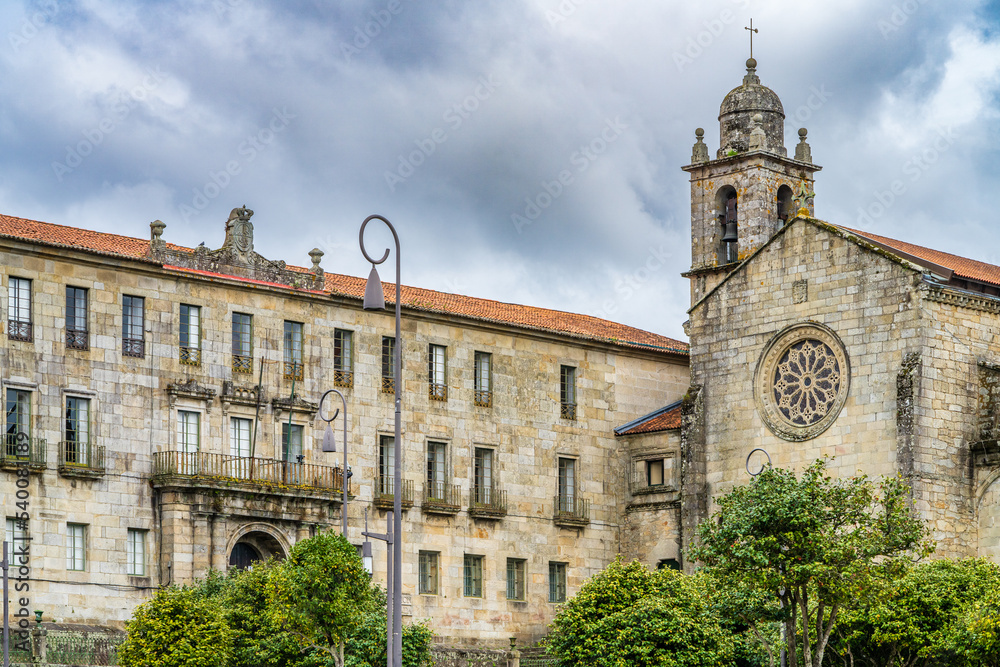 Church and convent of San Francisco in the city of Pontevedra in Galicia, Spain.