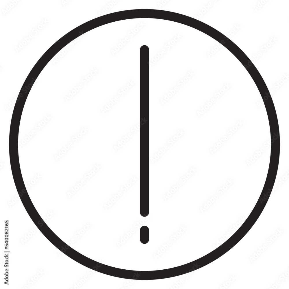 warning outline style icon warning outline style icon