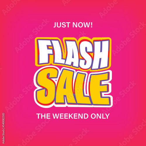 flash sale online shop editable banner