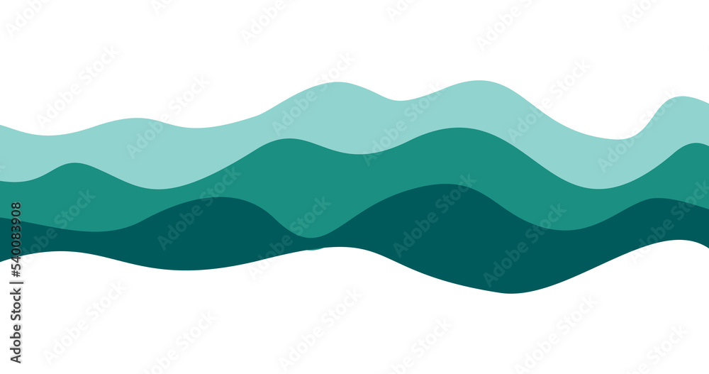 blue green abstract wave background transparent png