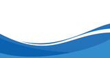 blue gradient abstract wave background transparent png