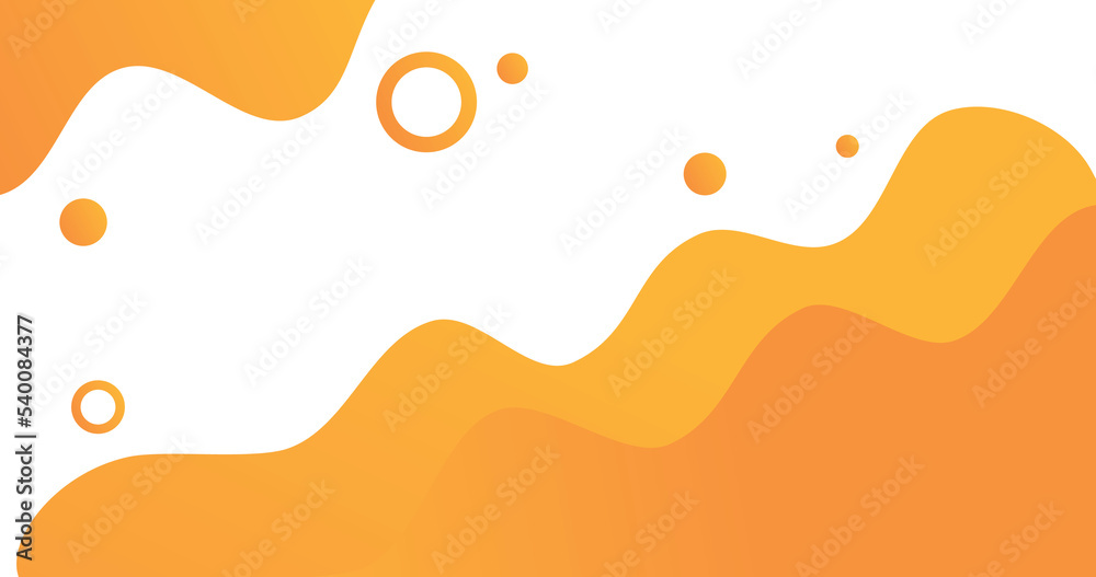orange gradient transparent wave abstract fluid png