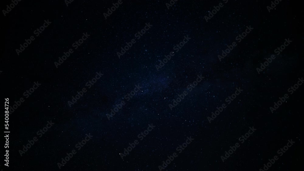 Starry Night Outer Space Blinking Shinning Stars Seamless Loop