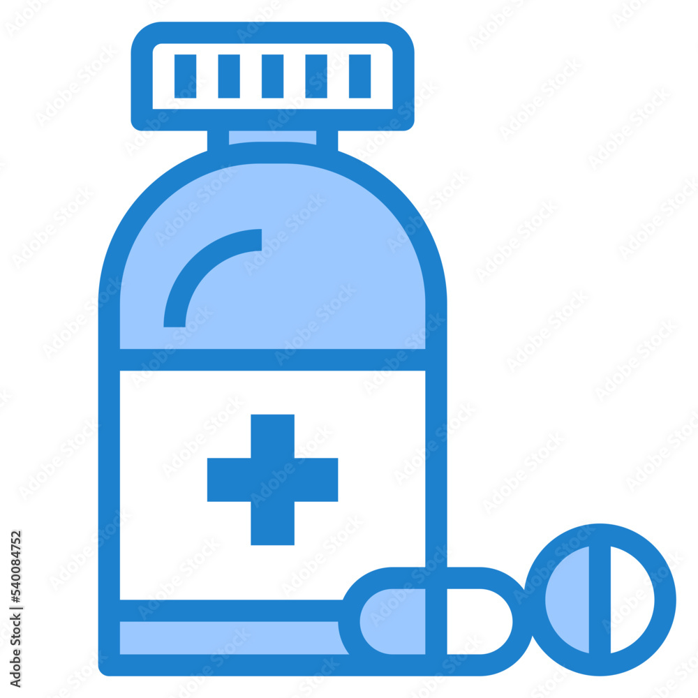 Medicine blue style icon Medicine blue style icon