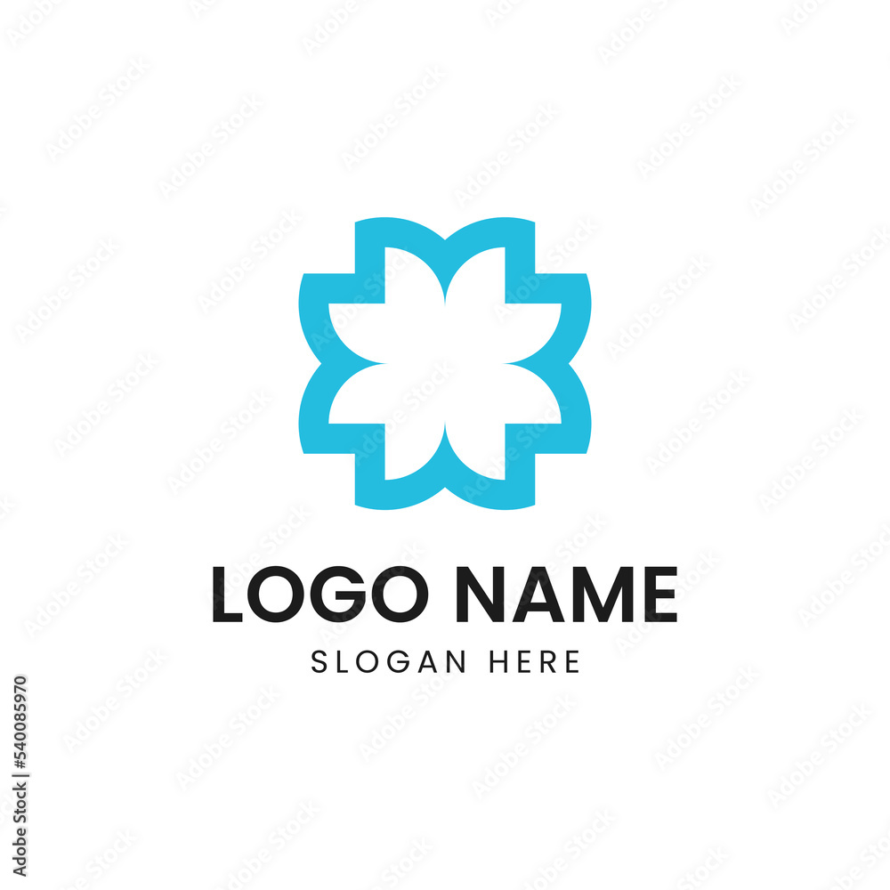 Lotus flower logo design inspiration, modern beauty logo with flower concept. Lotus flower logo design inspiration, modern beauty logo with flower concept.