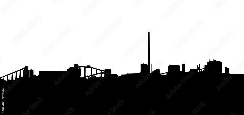 Mining Industry Silhouette
