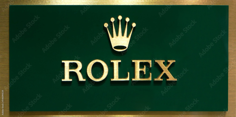 Rolex watches luxury brand logo Stock Foto Adobe Stock