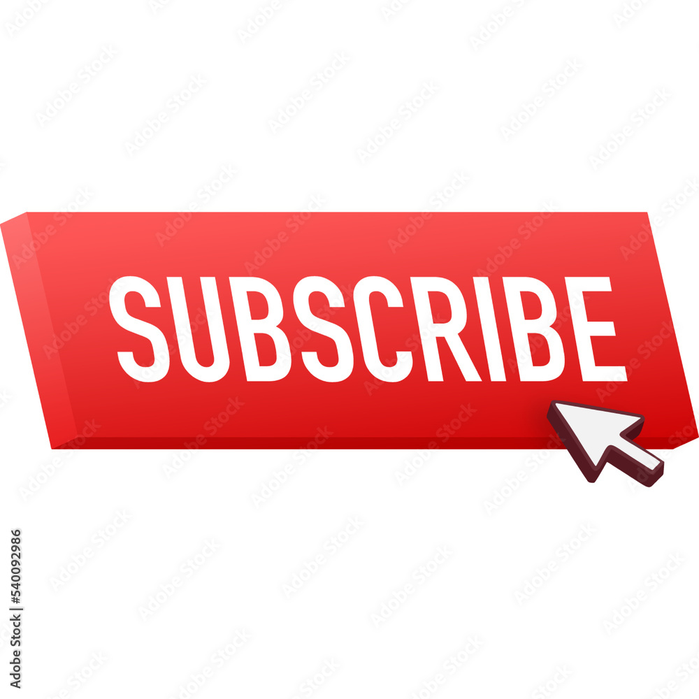 Subscribe button for marketing design. Live streaming button. Vector concept. Live stream logo. Subscribe button for marketing design. Live streaming button. Vector concept. Live stream logo.