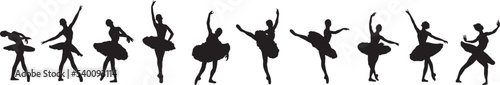 ballerina dancer silhouette
