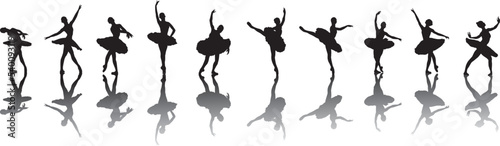 ballerina dancer silhouette