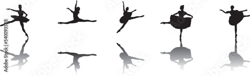 ballet dancer silhouettes