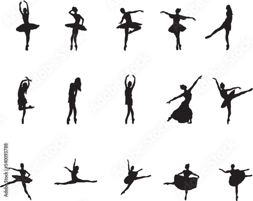 ballet dancer silhouettes