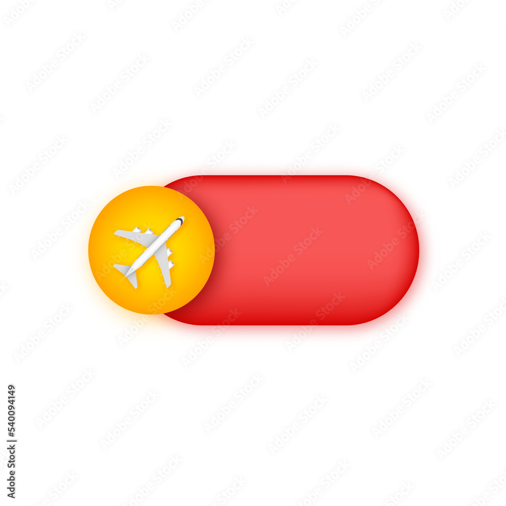 Airplane with label free shipping, E-Commerce, Air Craft. Vector stock illustration. Airplane with label free shipping, E-Commerce, Air Craft. Vector stock illustration.