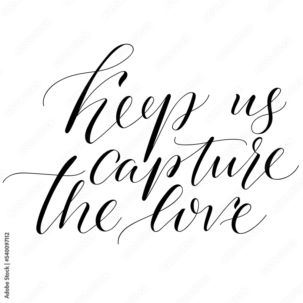 Hand drawn copperplate spenserian wedding lettering 
