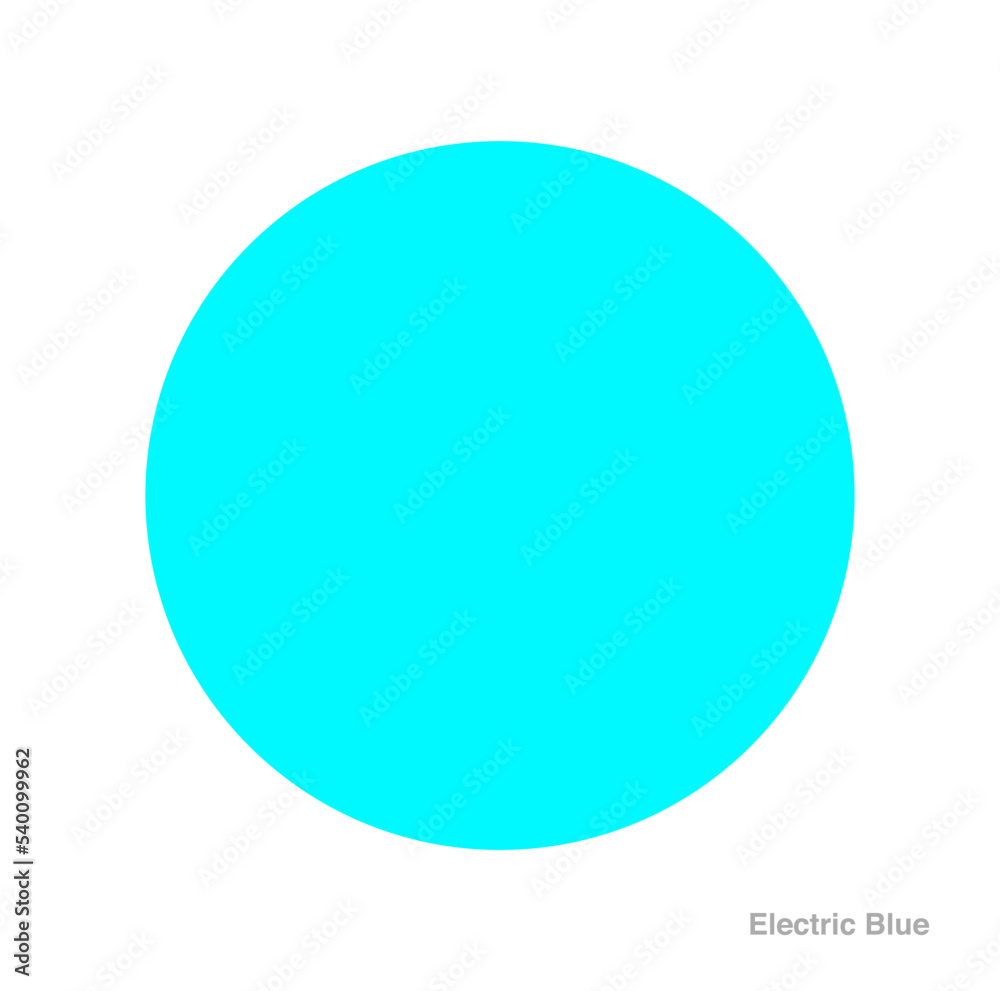 Electric Blue round vector icon. Electric Blue dot. Electric Blue round vector icon. Electric Blue dot.