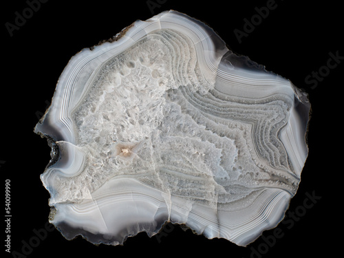 Collectible item of the mineral agate. Banded variety of chalcedony. Produced in Russia, Chukotka.