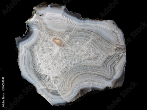 Collectible item of the mineral agate. Banded variety of chalcedony. Produced in Russia, Chukotka.