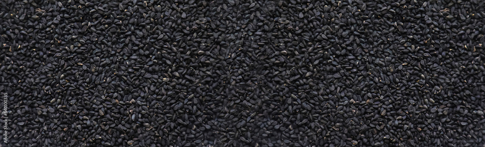 There are many black cumin seeds. Selective focus. There are many black cumin seeds. Selective focus.