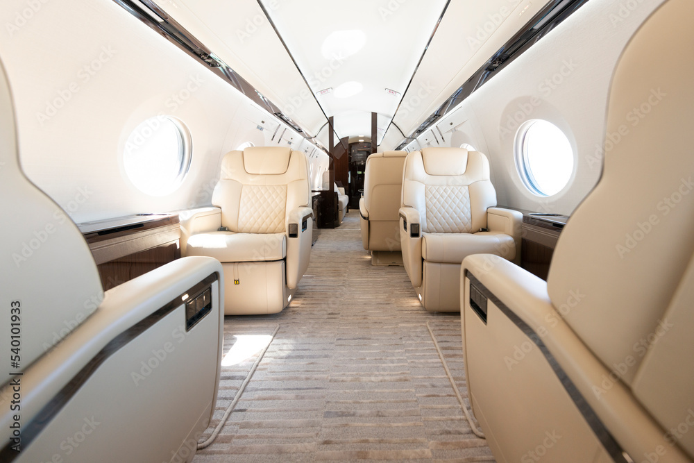 Private Jet inside