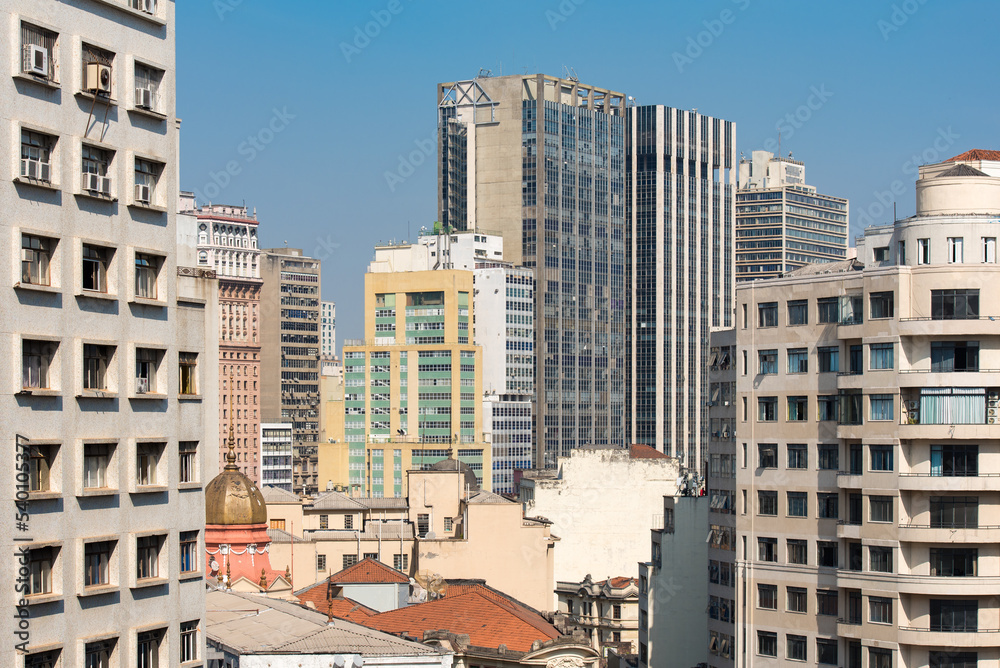 High Rise Buildings of Sao Paulo City Downtown