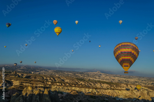 hot air balloon in the Cappadocia Turkey