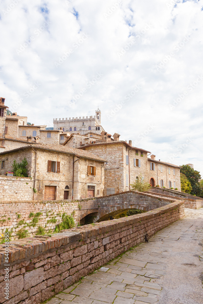 The city of Gubbio in the province of Perugia in Umbria.