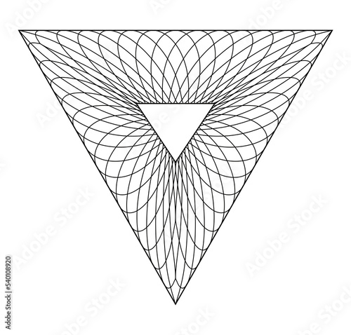 guilloche triangle 6