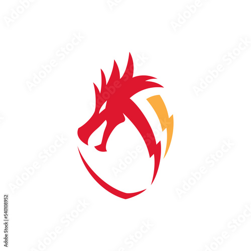 Dragon Lightning Shield logo