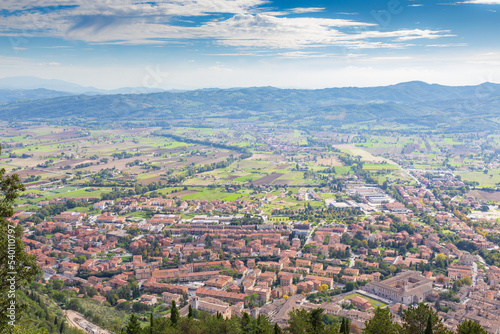 The city of Gubbio in the province of Perugia in Umbria. © ivanods