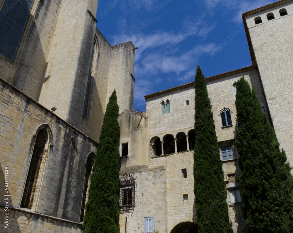 The side of La Catedral de Girona