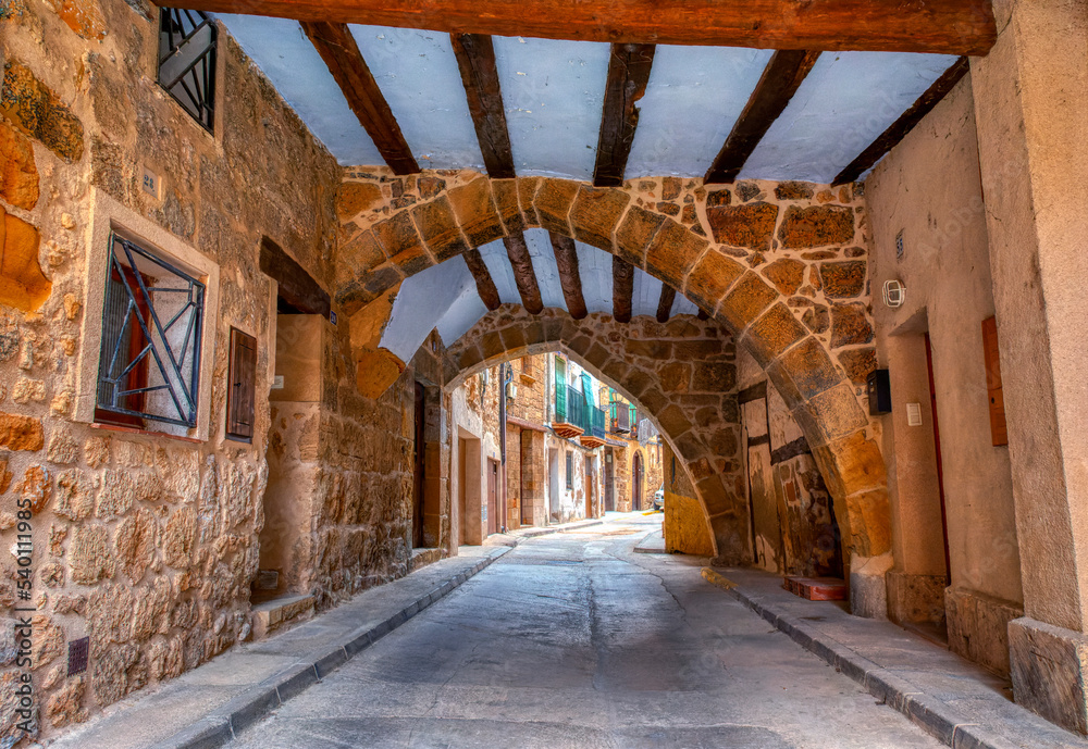 Beceite village in the Matarraña region, Teruel, Spain.