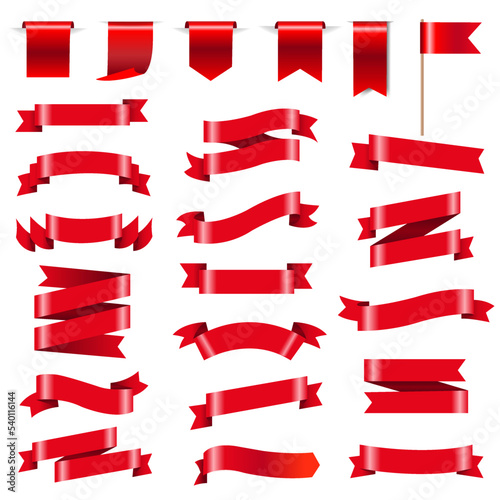 red ribbon set