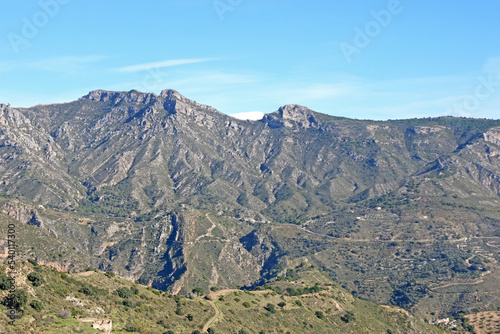 Mountains of Andalucia in Spain 