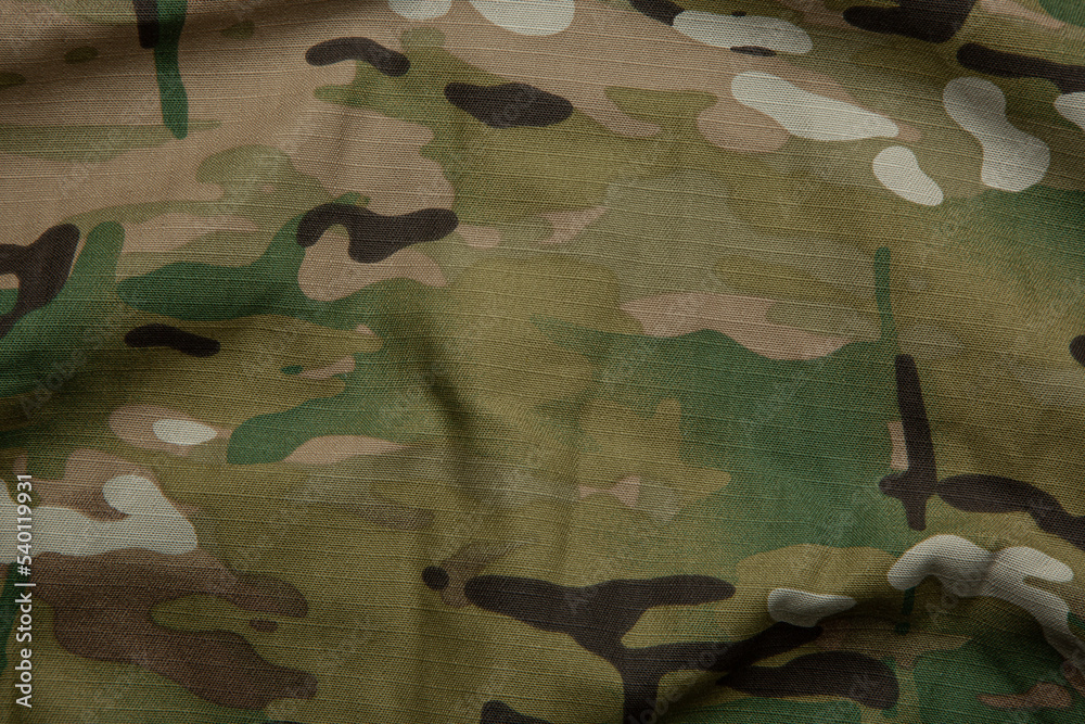 Armed force multicam camouflage fabric texture back. Stock Photo ...