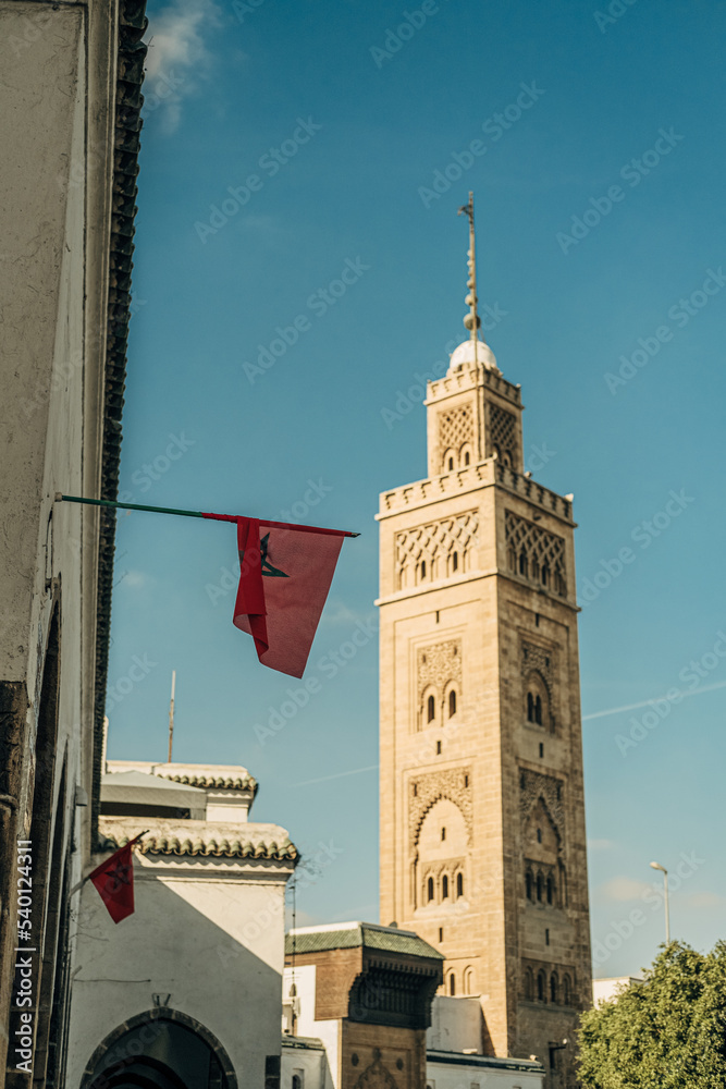 Obraz premium Casablanca, Morocco 21-10-2022: Habous district in casablanca