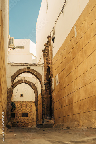 Casablanca, Morocco 21-10-2022: Habous district in casablanca photo