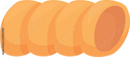 Czech bakery icon cartoon vector. Republic travel. Church region