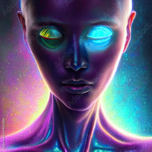 Alien generated by AI