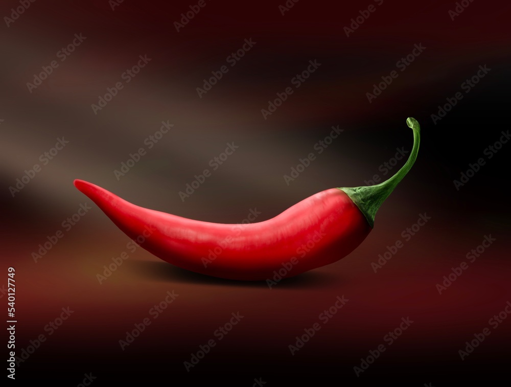 Pimiento rojo picante sobre fondo marrón, picante a rabiar. Hot red pepper on a brown background, hot to the max. Pimiento rojo picante sobre fondo marrón, picante a rabiar. Hot red pepper on a brown background, hot to the max.