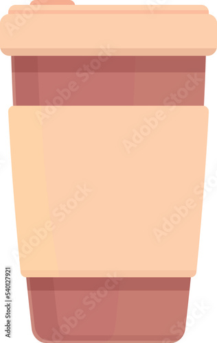 Coffee cup icon cartoon vector. Sleep bed. Insomnia woman