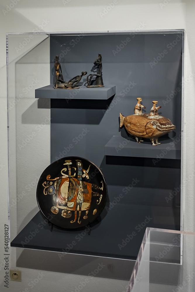 Ceramics Museum in the Chateau de Vallauris the history of ceramics