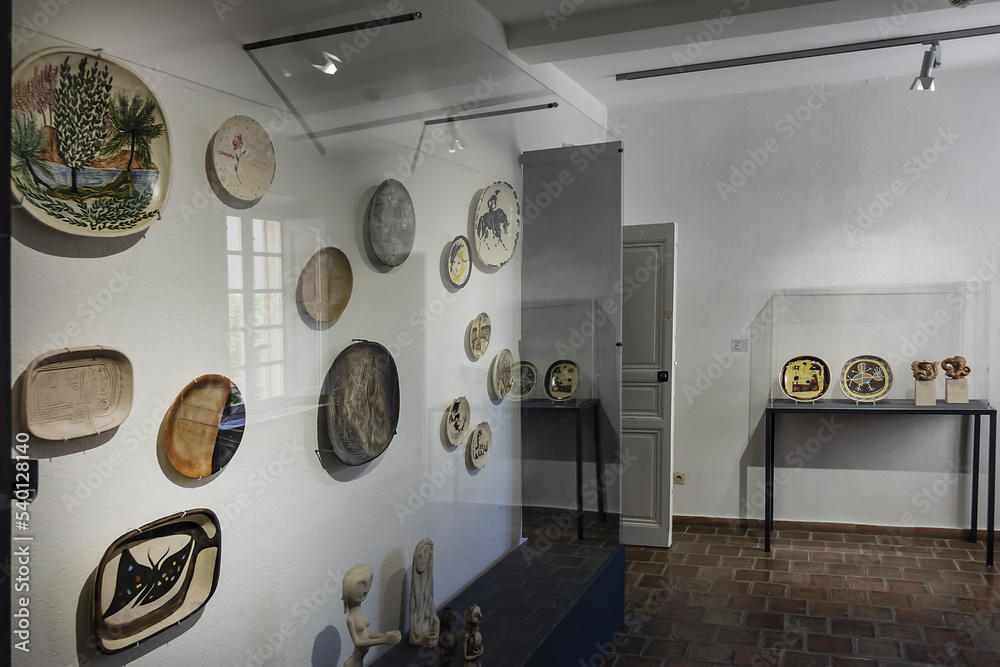 Ceramics Museum in the Chateau de Vallauris the history of ceramics