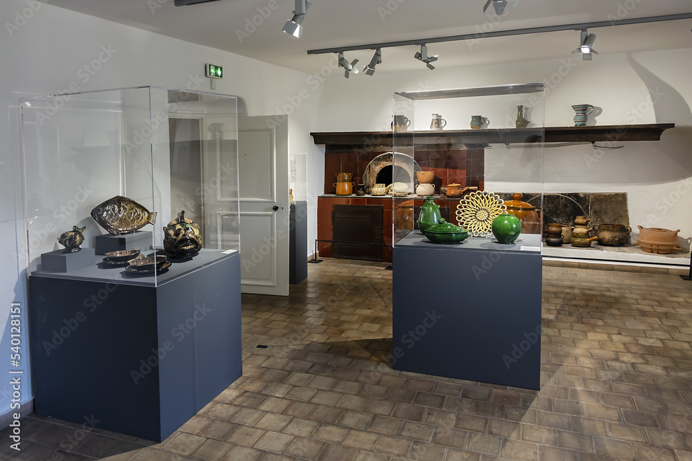Ceramics Museum in the Chateau de Vallauris the history of ceramics
