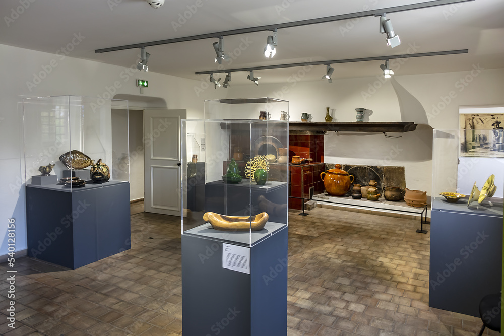 Ceramics Museum in the Chateau de Vallauris the history of ceramics
