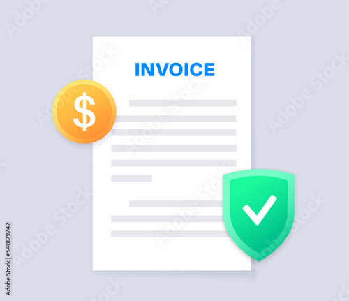 Invoice document form