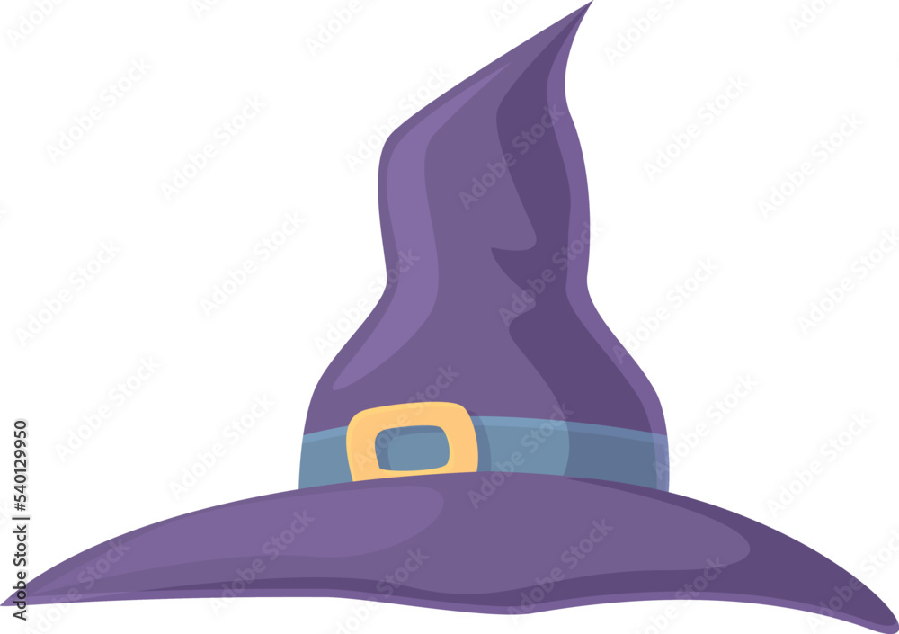 Magic cap icon cartoon vector. Magician hat. Trick star Magic cap icon cartoon vector. Magician hat. Trick star