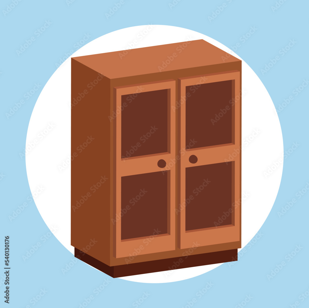 wooden cabinet isolated on white background wooden cabinet isolated on white background