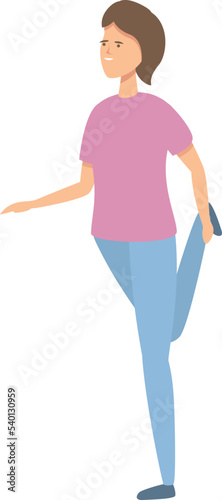 Exercise icon cartoon vector. Street workout. Run machine